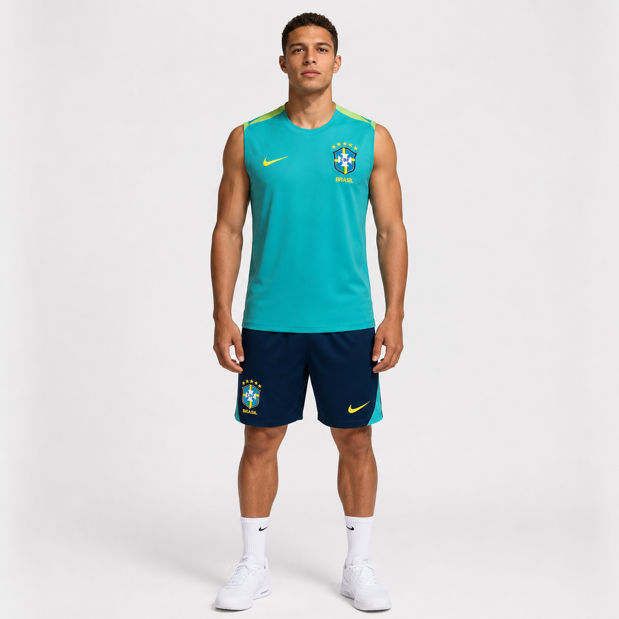 Conjunto Treino Brasil 2025 Verde - Fan Version Brazil