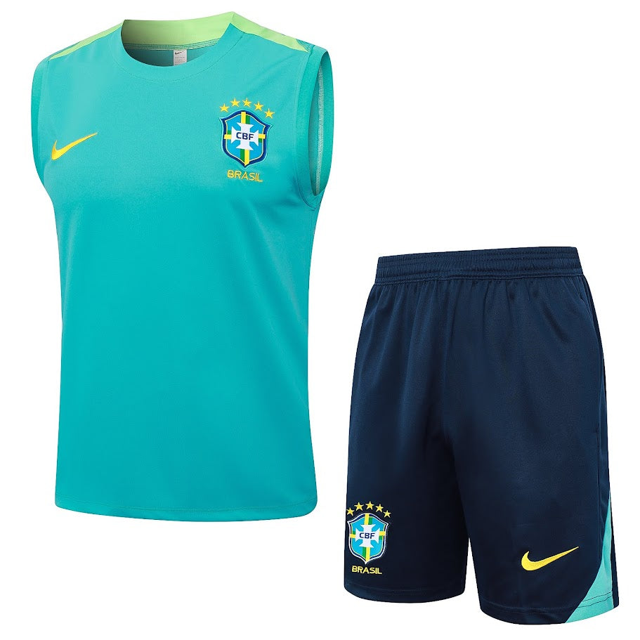 Conjunto Treino Brasil 2025 Verde - Fan Version Brazil