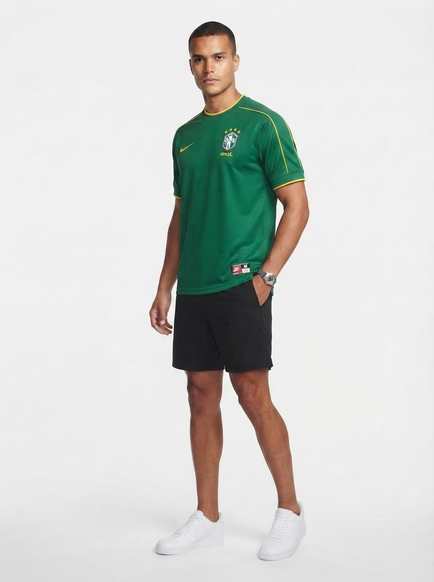 Jersey Retro Brasil 1998 Fan