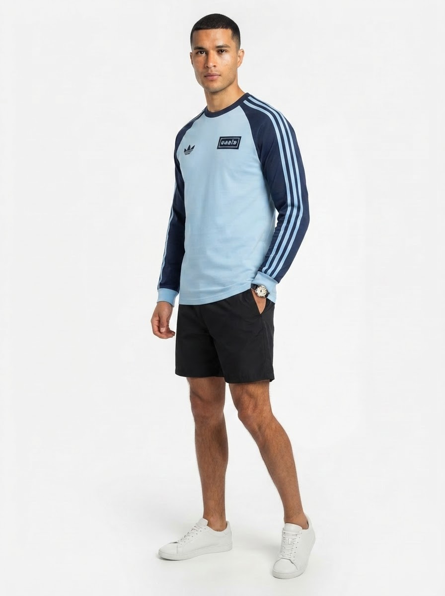 OASIS Long Sleeve 3 Stripes - Blue