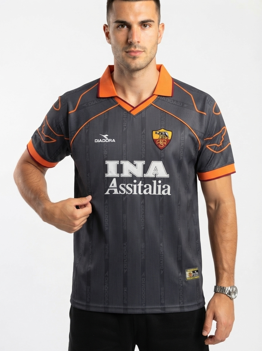 AS Roma 99/00 II Away Jersey - Retro Version