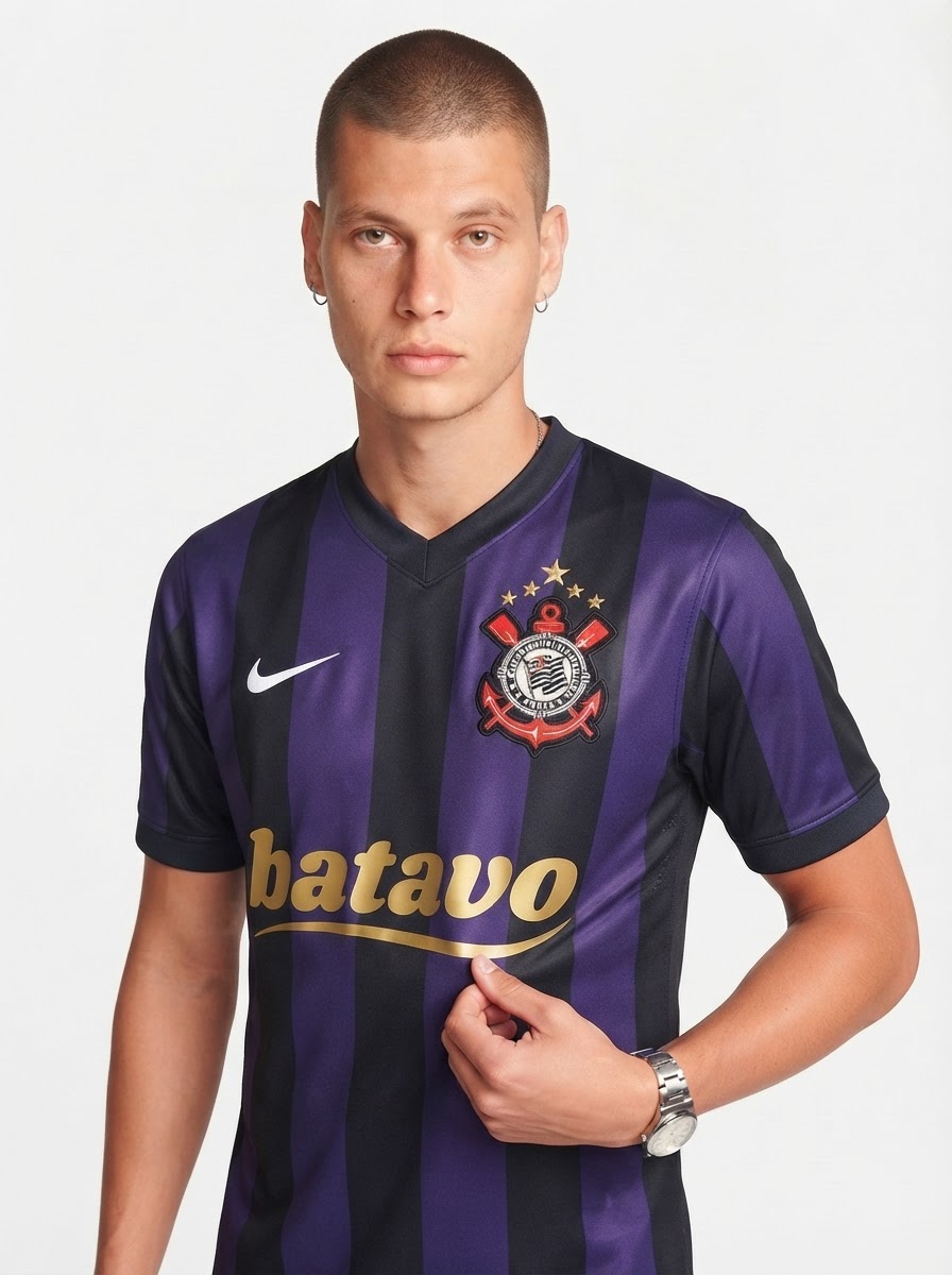 Corinthians 2009 II Away Jersey - Retro Version