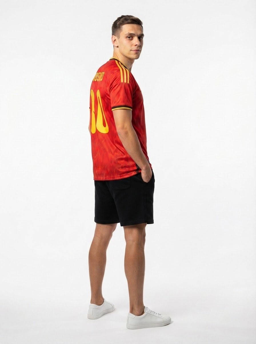 Belgium Home Trossard 10 Fan Jersey Shirt 2026 World Cup