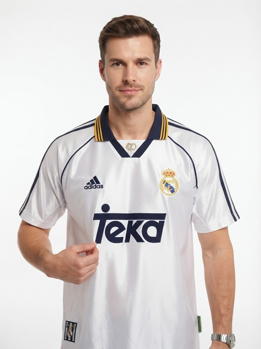Real Madrid 98/00 I Home Jersey - Retro Version