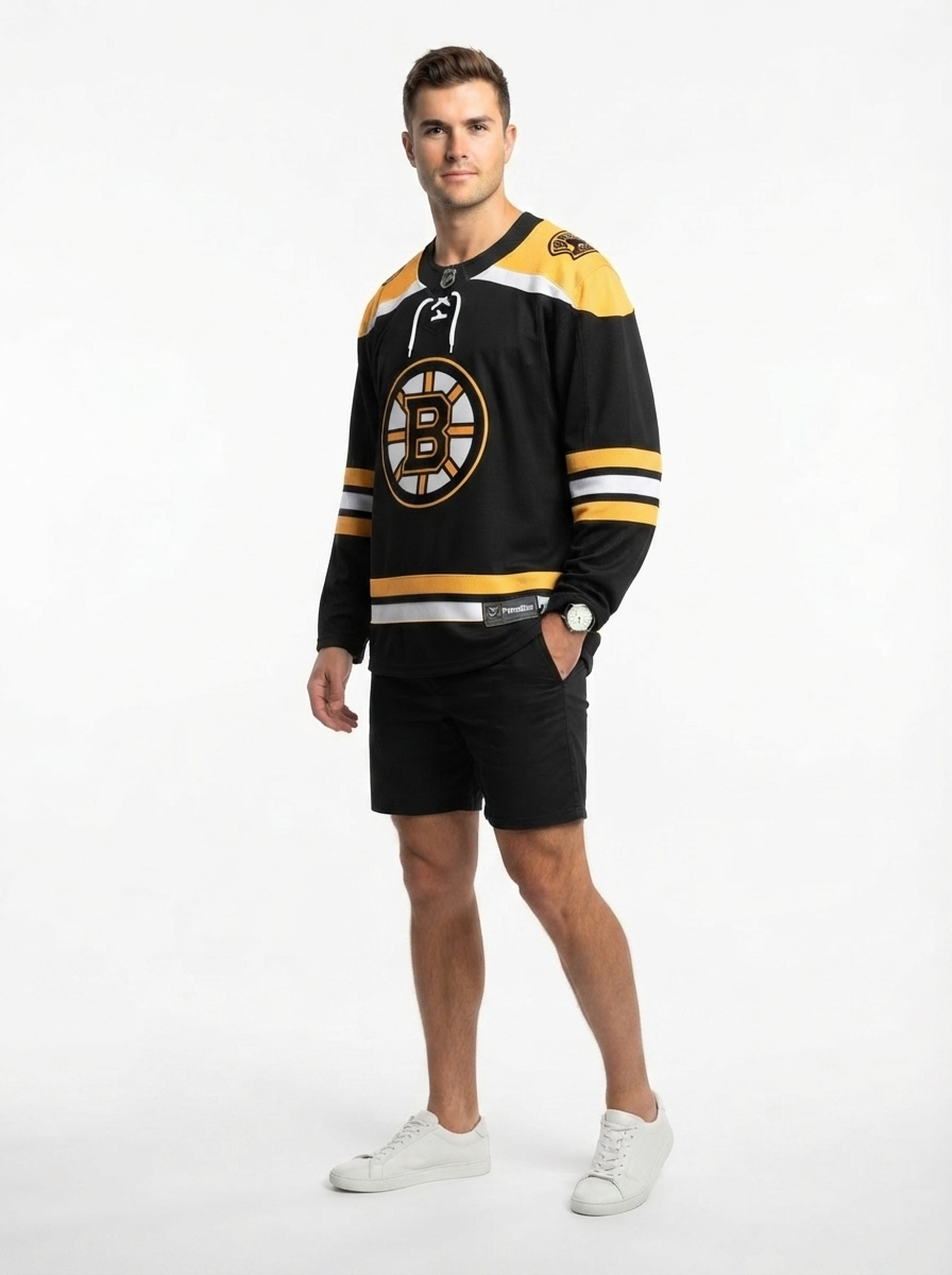 Boston Bruins Black Breakaway Home Jersey