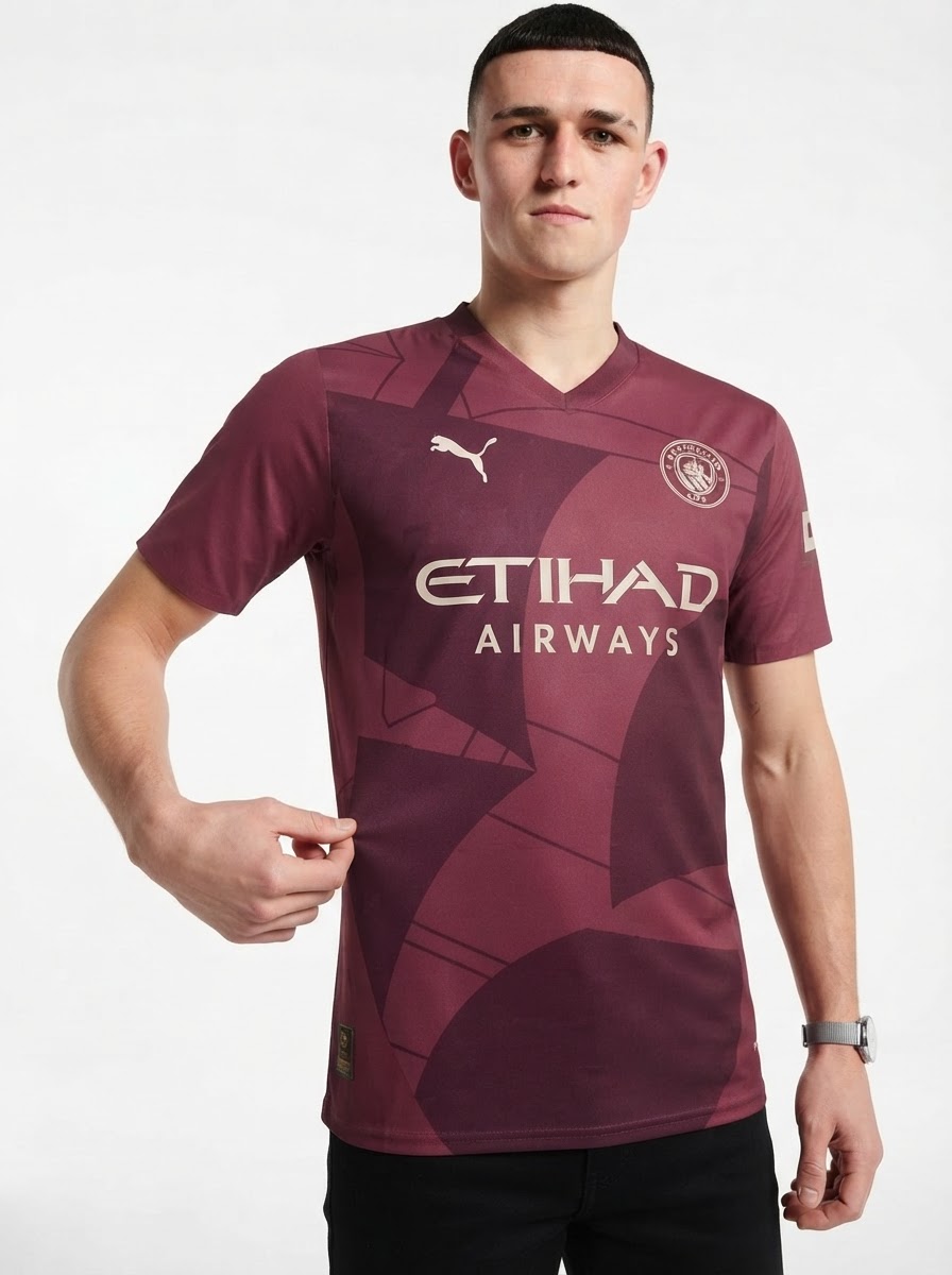 Manchester City 24/25 III Third Jersey - Player Version - Slim Fit