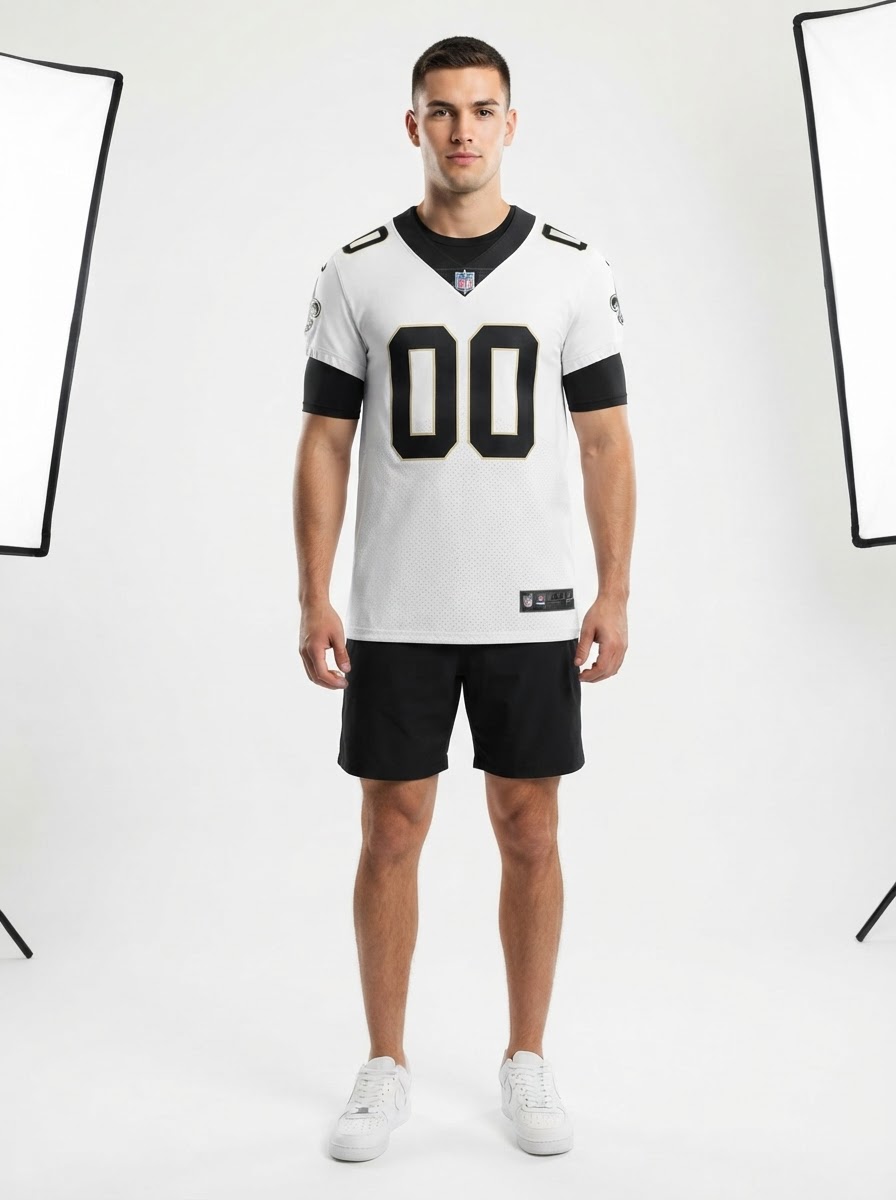 New Orleans Saints - Custom Jersey - White