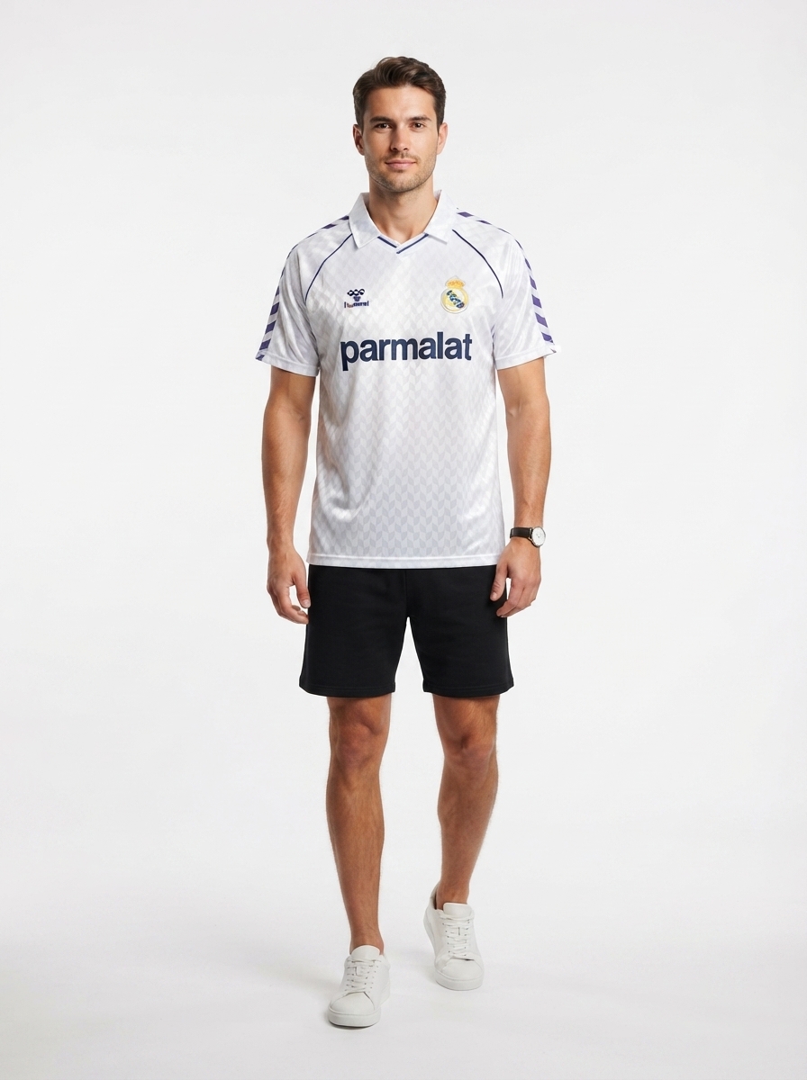 Real Madrid 86/87 I Home Jersey - Retro Version