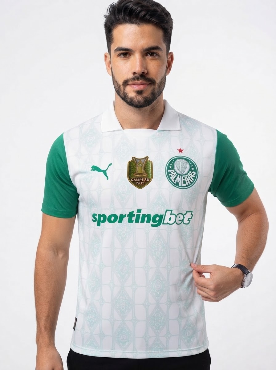 Palmeiras Away Jersey 2025/26 - Patch Campeão