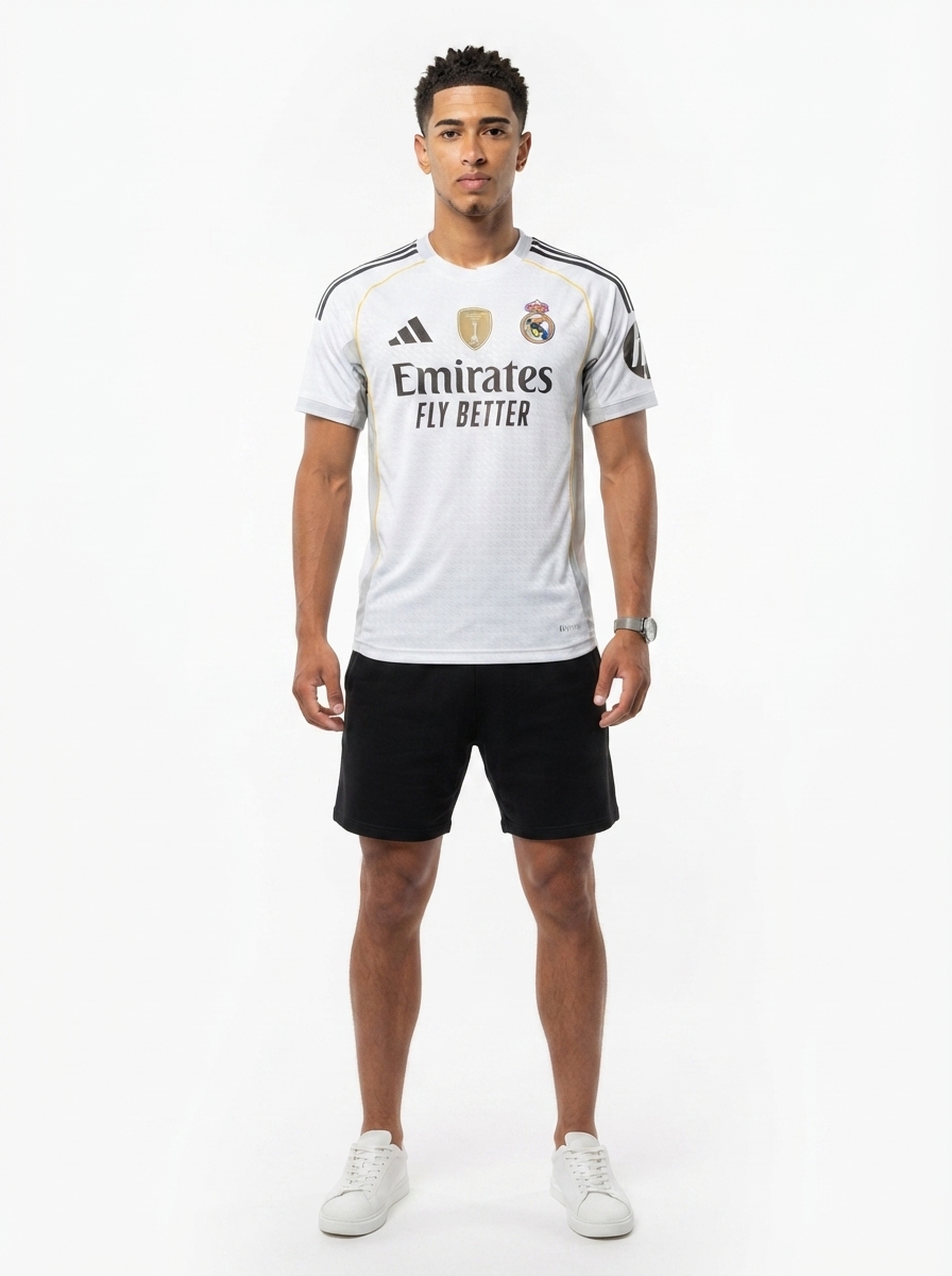 Real Madrid Home Bellingham 5 Fan Jersey 2025/26 FIFA Intercontinental Patch