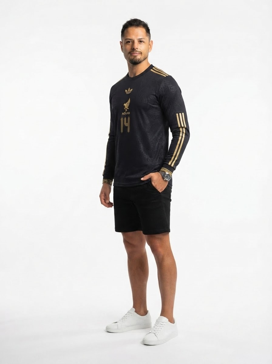 Mexico Chicharito 2025 Special Edition Long Sleeve Authentic Player [Slim Fit] Player Third Jersey by
