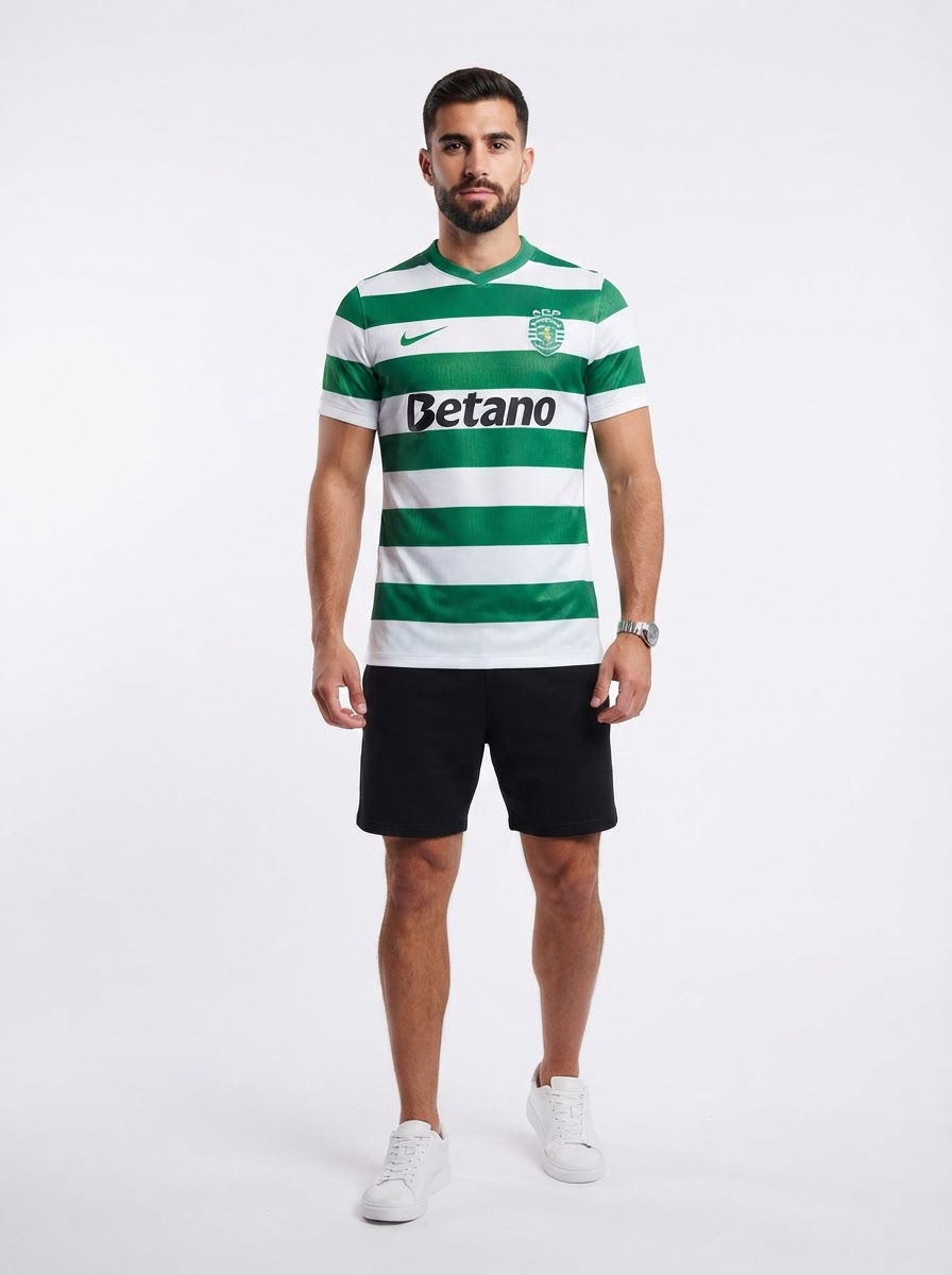 Sporting CP 2025/26 Home Jersey Player Version - Authentic Player [Slim Fit] Player [Slim Fit] Player [Slim Fit] Slim Fit