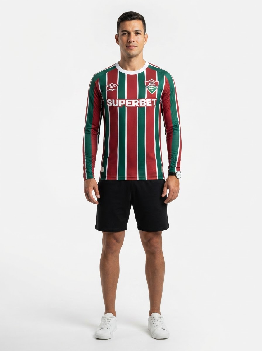 Jersey Long Sleeve Fluminense 2025/26 I