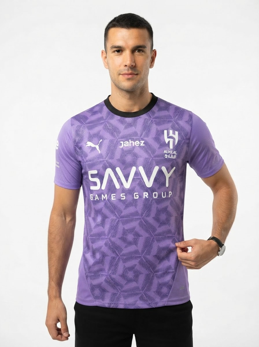Al Hilal Third Authentic Player [Slim Fit] Player [Slim Fit] Player [Slim Fit] Player 2025/26