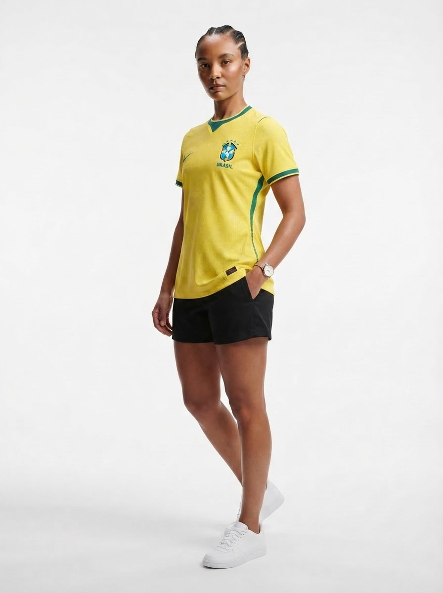 Brazil Player 2026 Women Feminina Home- World Cup 2026 - [Slim Fit]