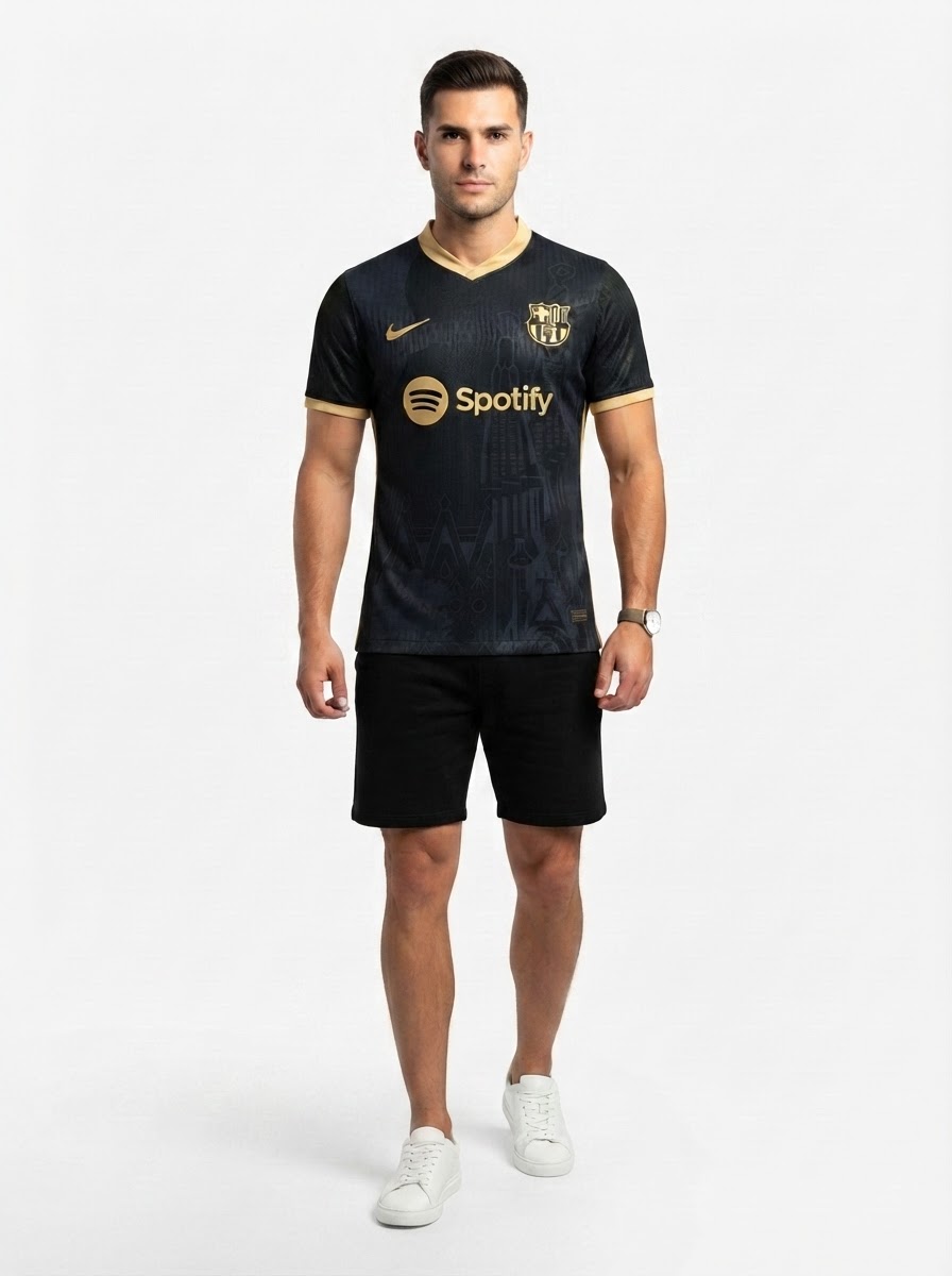 Barcelona 25/26 Special Jersey - Black - Player Version - Slim Fit