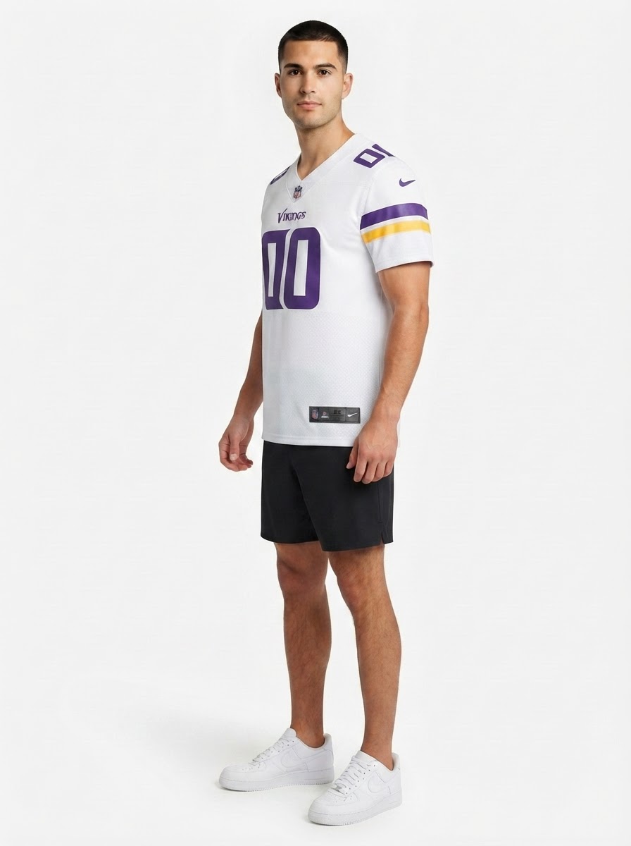 Minnesota Vikings - Custom Jersey - White