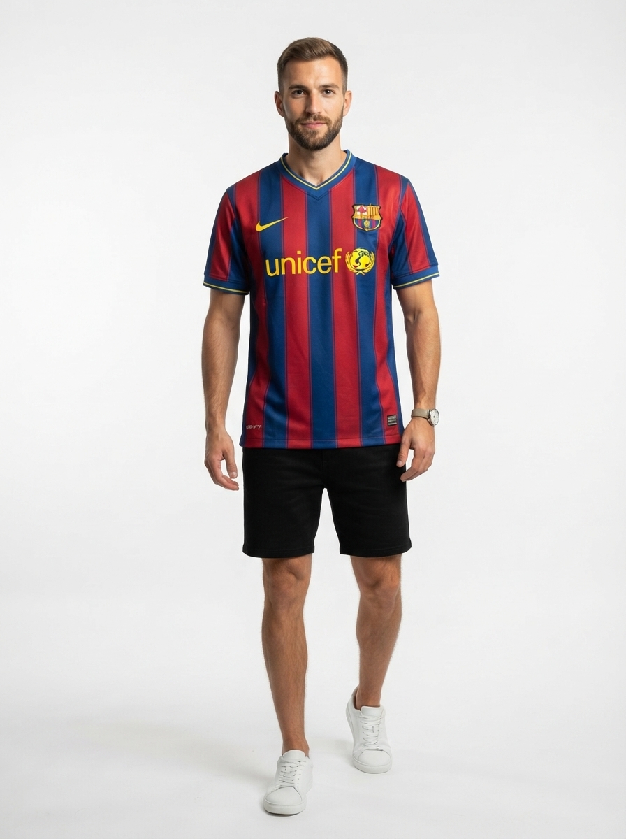 Barcelona 09/10 I Home Jersey - Retro Version
