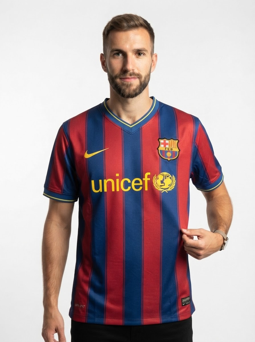 Barcelona 09/10 I Home Jersey - Retro Version