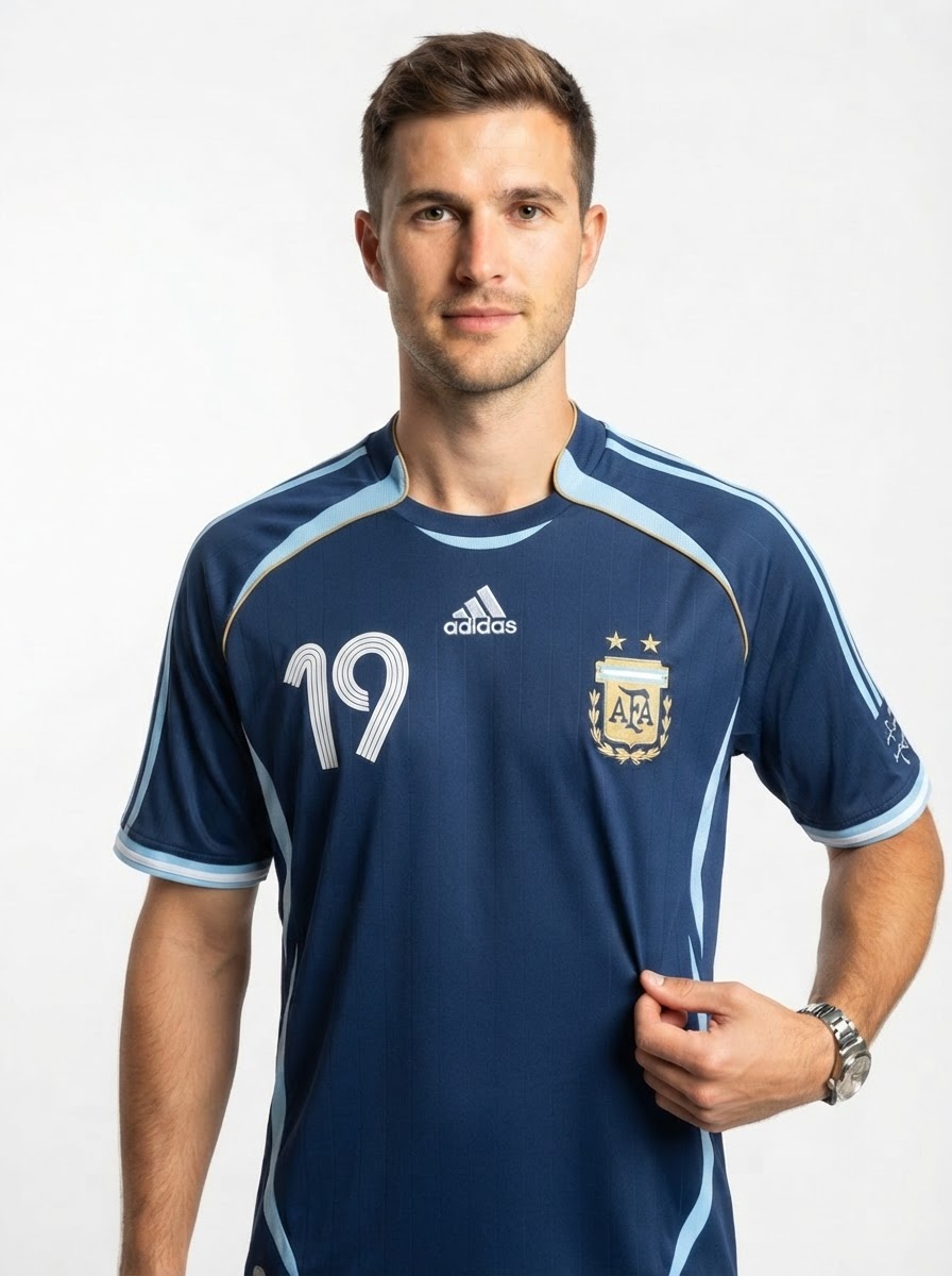 Argentina Away Jersey 2006 Messi #19 - Retro