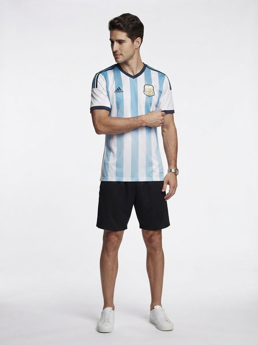 Argentina 2014 I Home Jersey - Retro Version