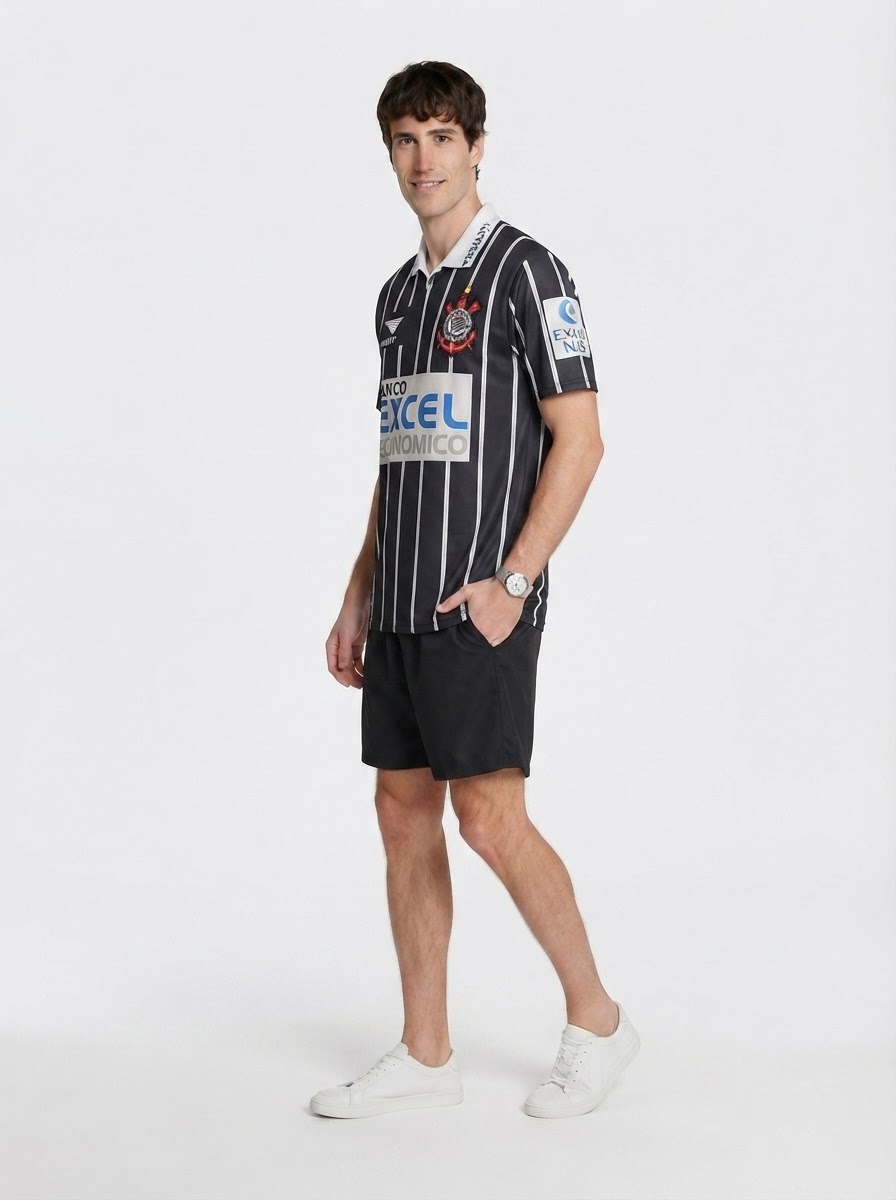 Corinthians 1995 I Away Jersey - Retro Version