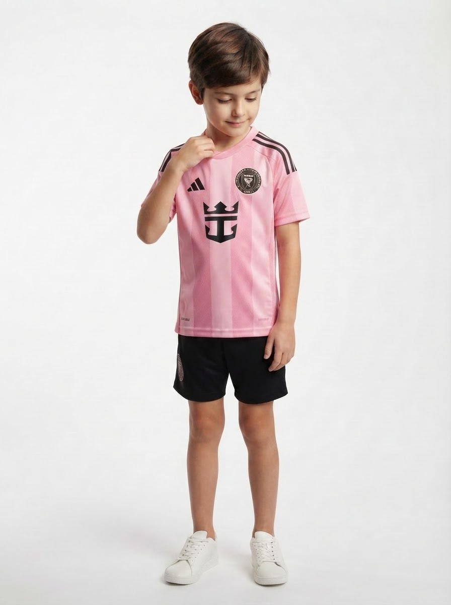 Kids Kit Inter Miami CF Lionel Messi 10 Home Fan Jersey 2025/26