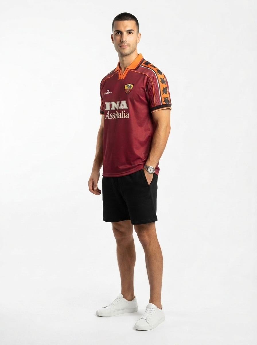 AS Roma 98/99 I Home Jersey - Retro Version