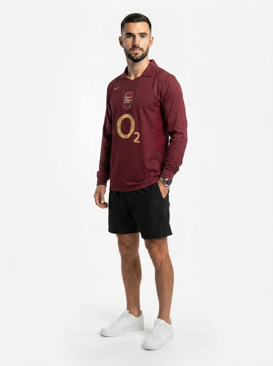 Arsenal 05/06 I Home Jersey - Long Sleeve Retro Version
