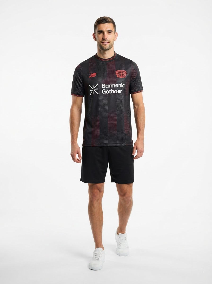 Mark Flekken 26 Leverkusen 2025-26 Home Match Jersey