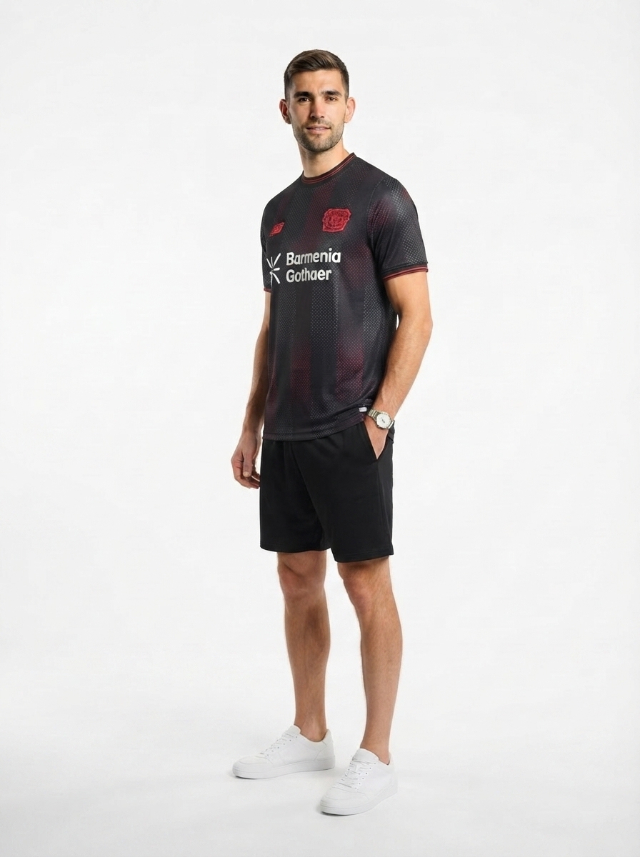 Mark Flekken 26 Leverkusen 2025-26 Home Match Jersey
