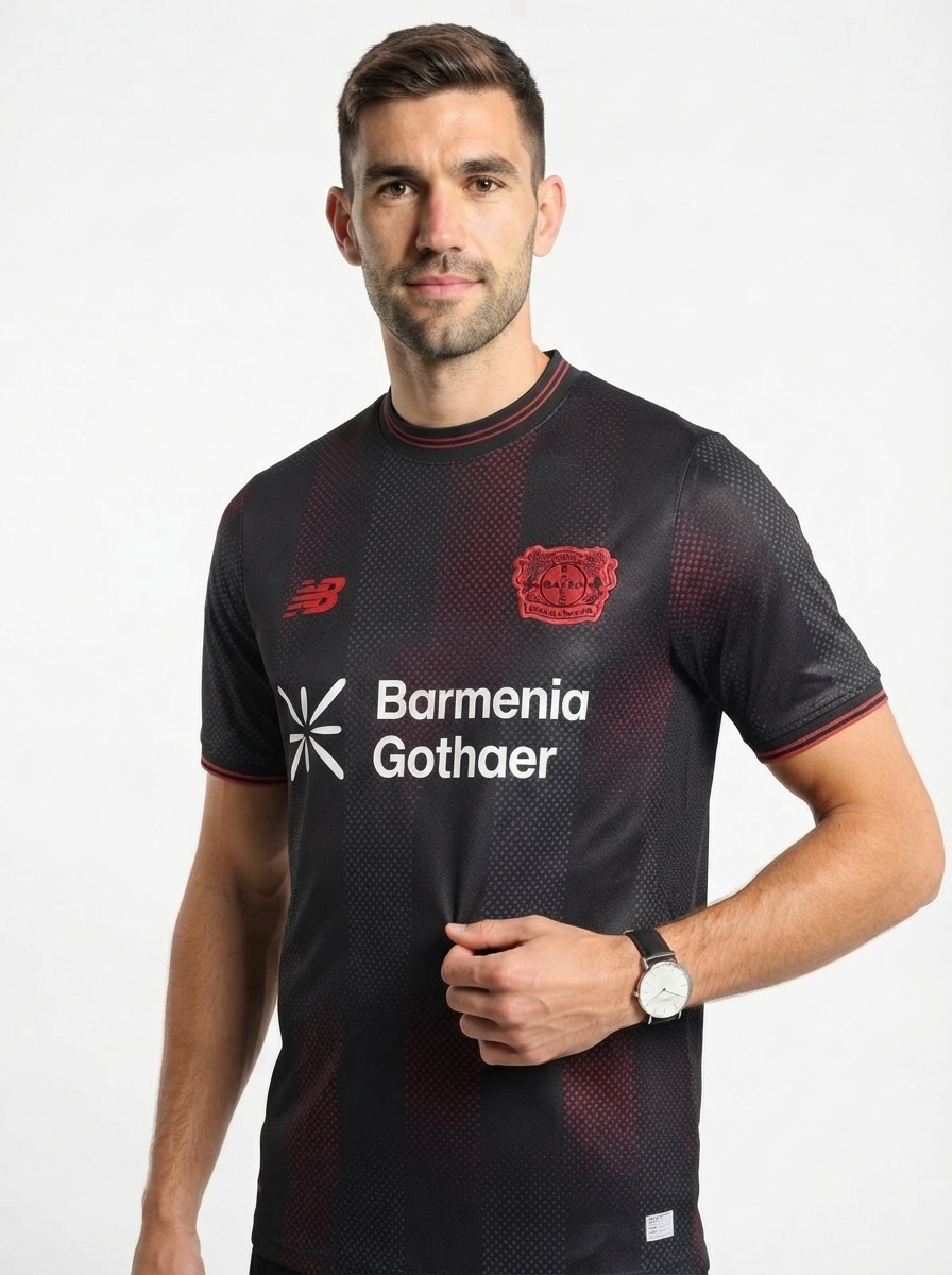 Mark Flekken 26 Leverkusen 2025-26 Home Match Jersey