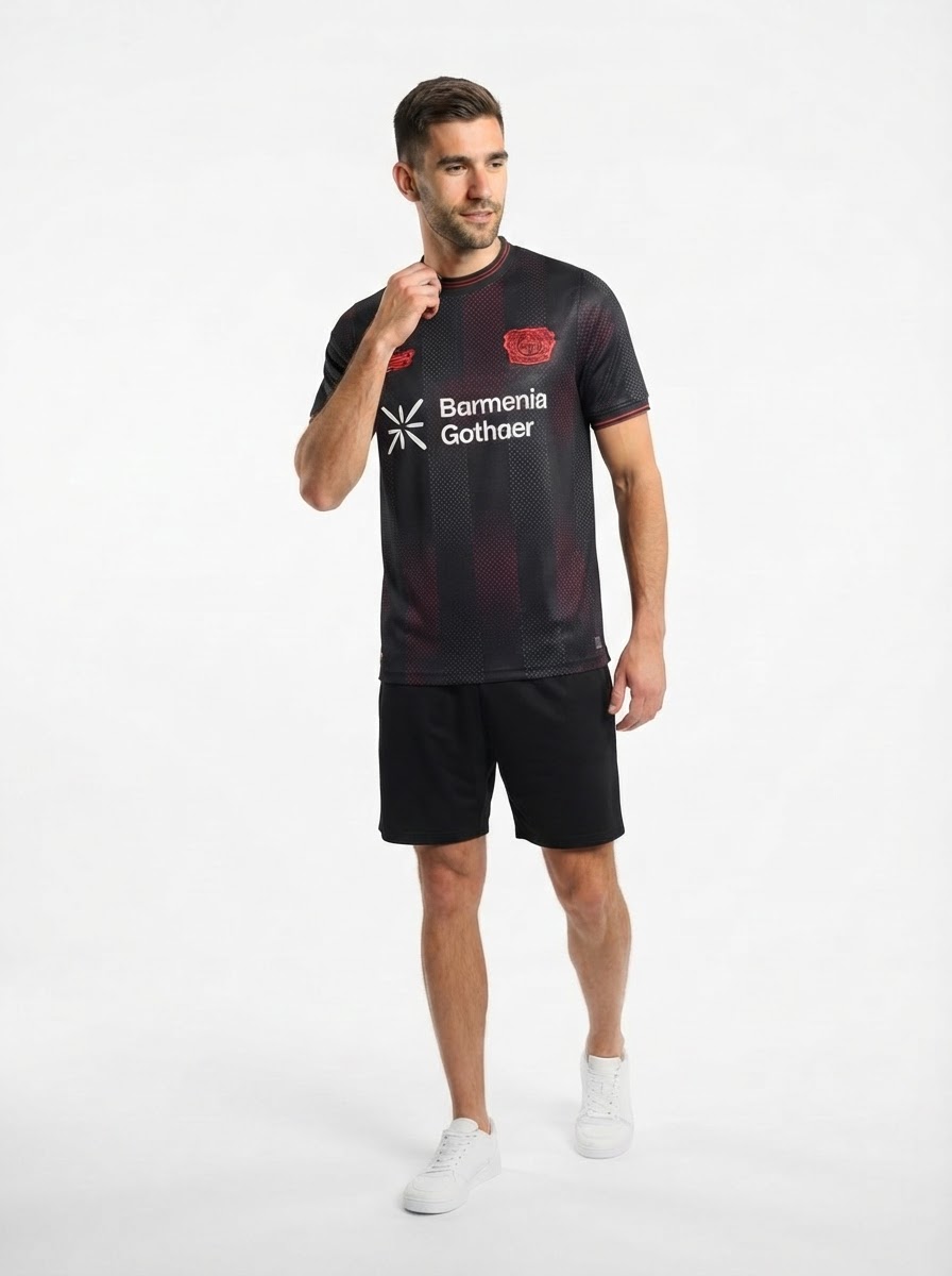 Mark Flekken 26 Leverkusen 2025-26 Home Match Jersey