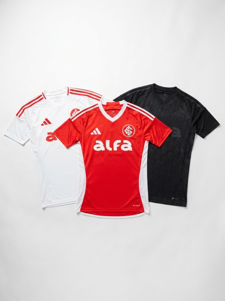 Internacional Home, Away e Third 2025/26 - Kit 3 - Fan Version