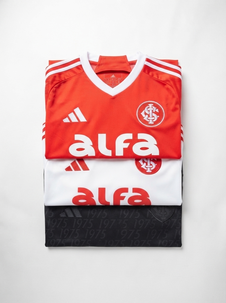 Internacional Home, Away e Third 2025/26 - Kit 3 - Fan Version