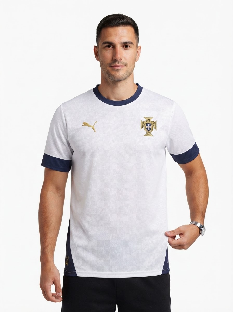 Portugal 25/26 Training Jersey - White - Fan Version