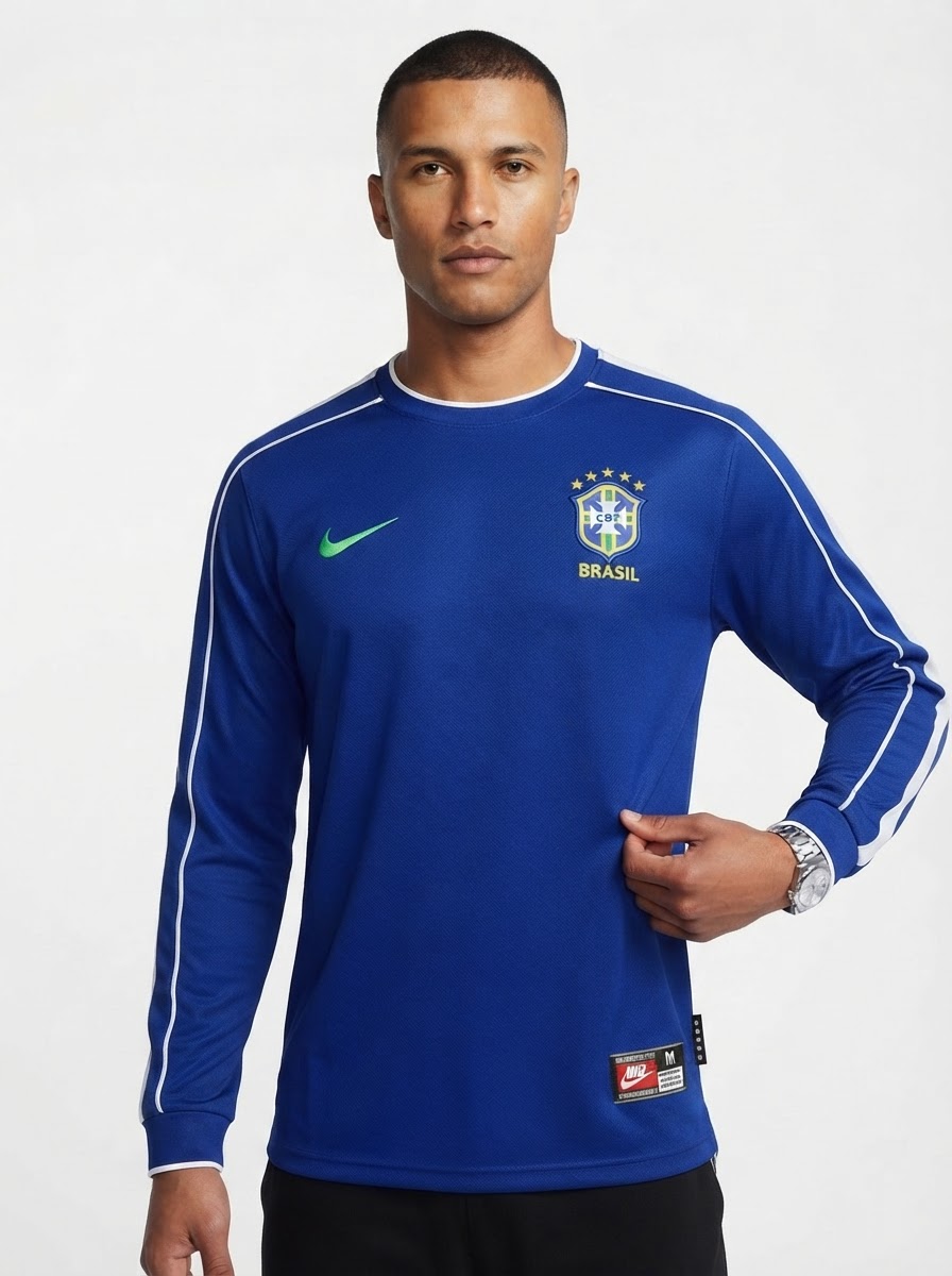 Jersey Brasil 1998/99 II Retro Longsleeve Man