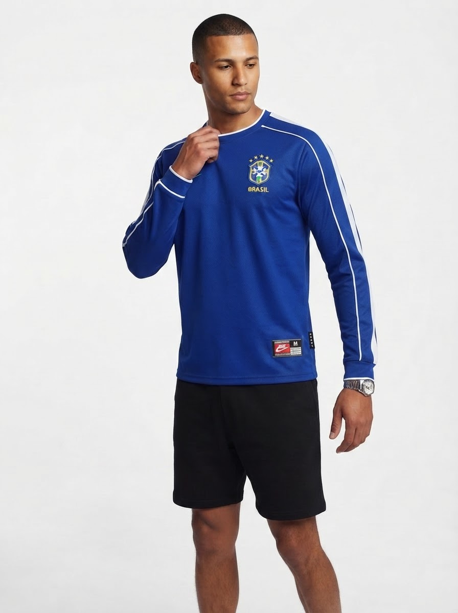 Jersey Brasil 1998/99 II Retro Longsleeve Man
