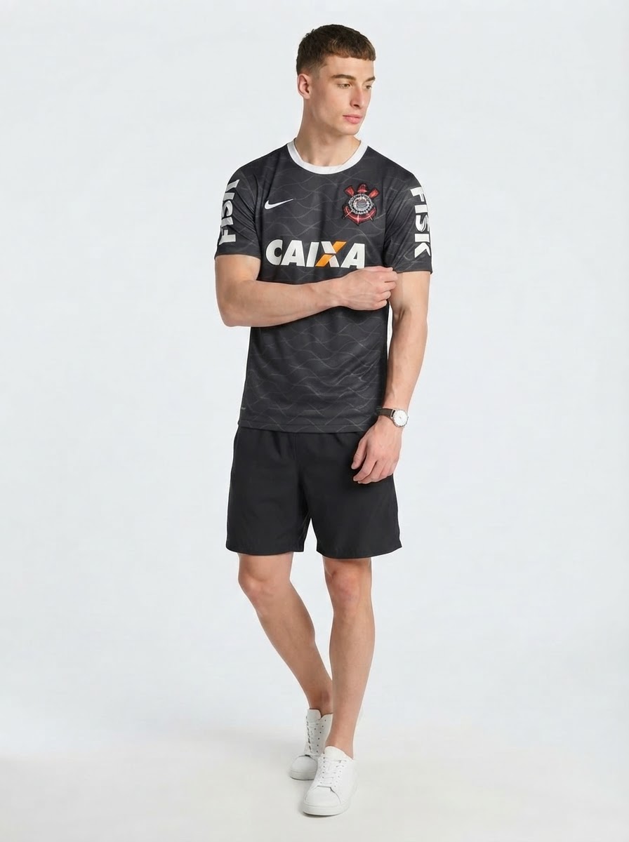 Corinthians 2012 II Away Jersey - Retro Version