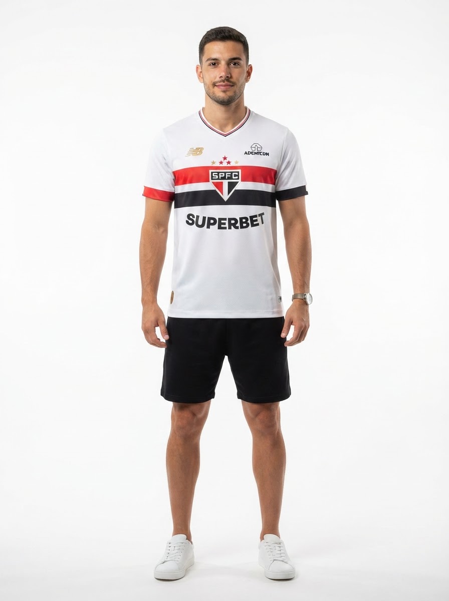 Camisa Sao Paulo Home 2026 Jogador - Player [slim Fit]