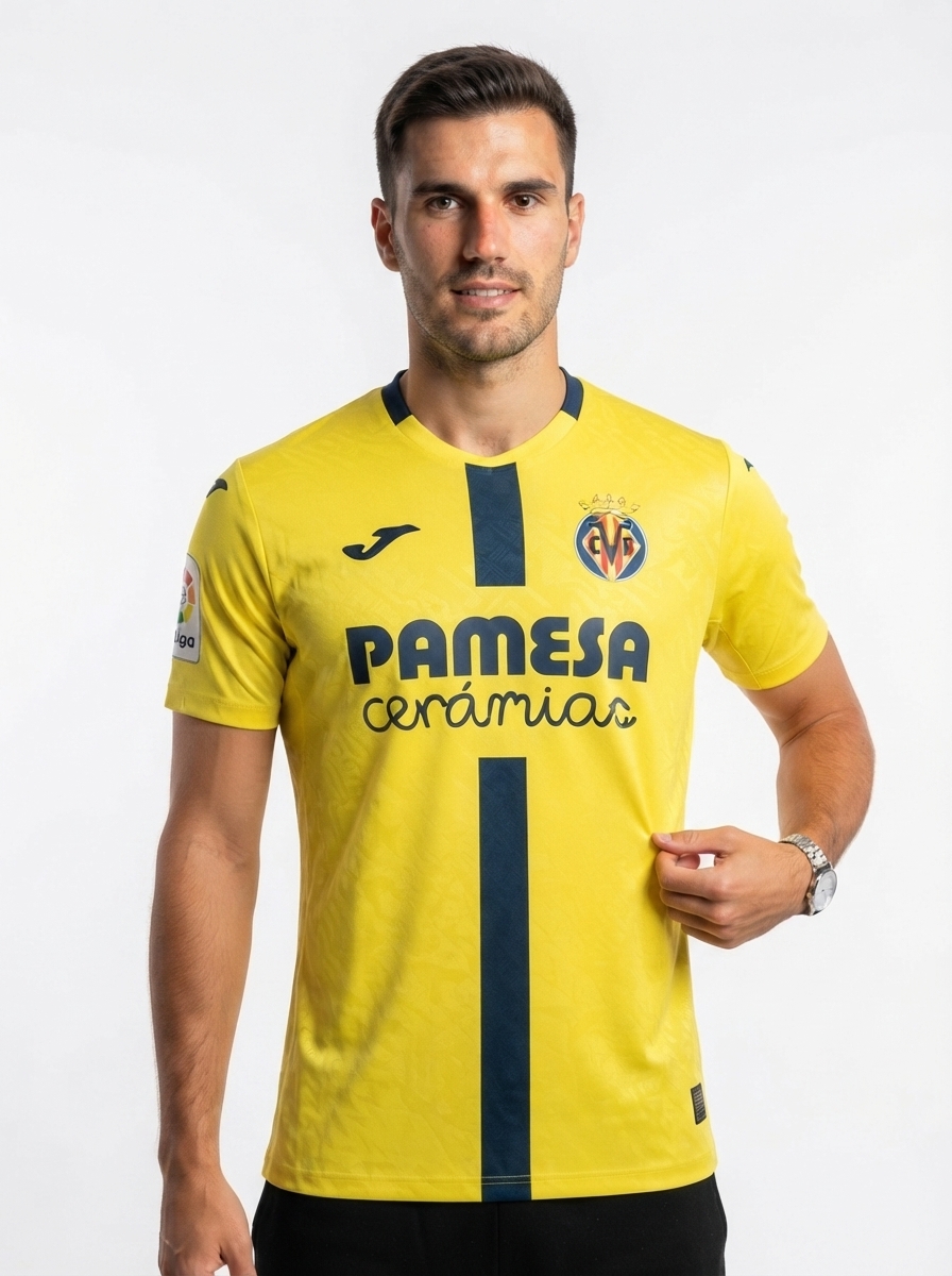 2025-26 Villareal Men Home Soccer Jersey - Fan Version