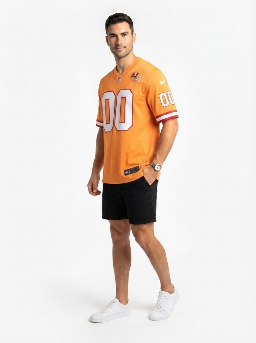 Tampa Bay Buccaneers - Custom Throwback Game Jersey - Orange