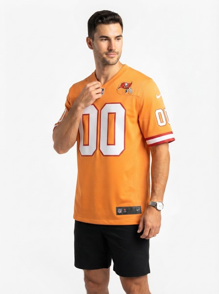 Tampa Bay Buccaneers - Custom Throwback Game Jersey - Orange