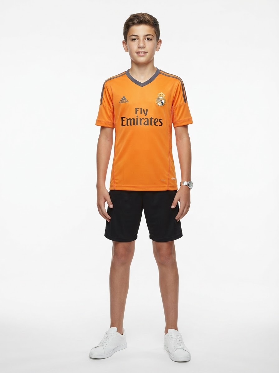 Kit Kids Retro Real Madrid Third Jersey 2013/14