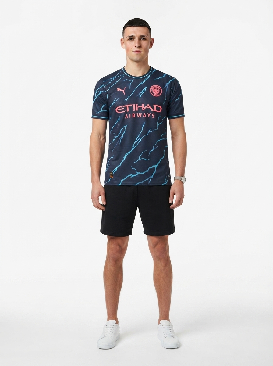 Manchester City 23/24 III Third Jersey - Player Version - Slim Fit
