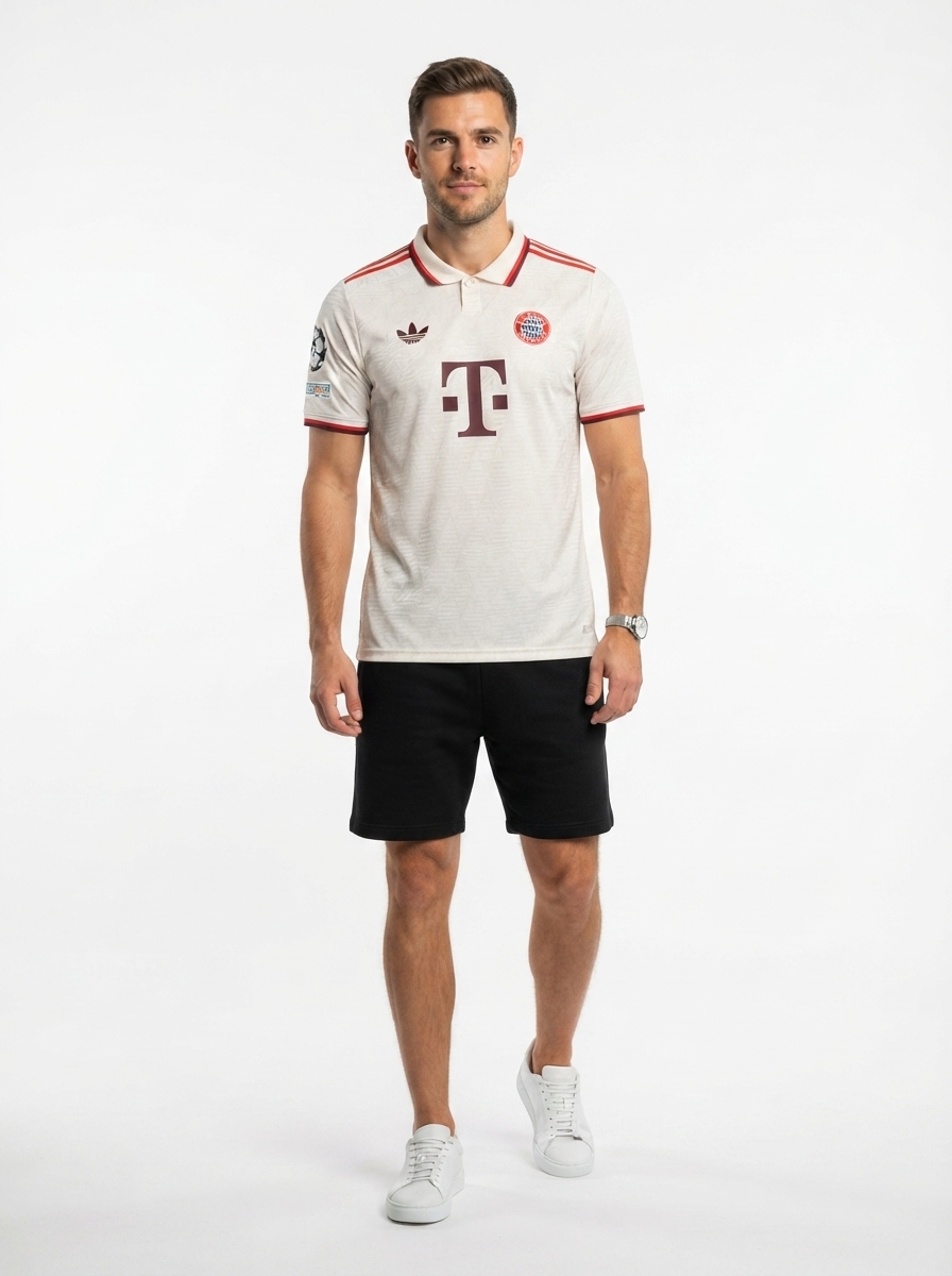 Jamal Musiala Bayern Munich 24/25 III Third UCL Jersey - Player Version - Slim Fit