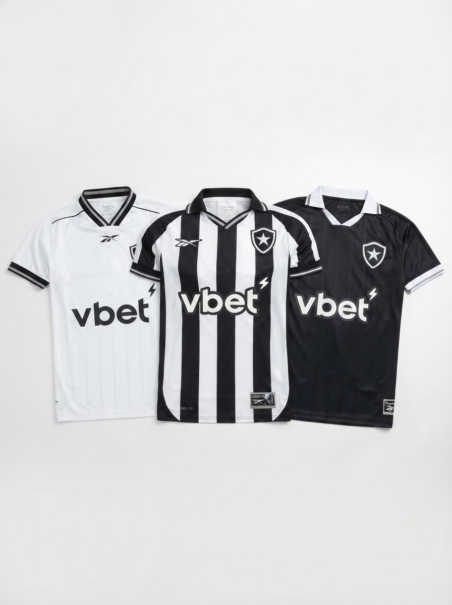 Combo 3 Mantos do Botafogo 2025 - Fan Version