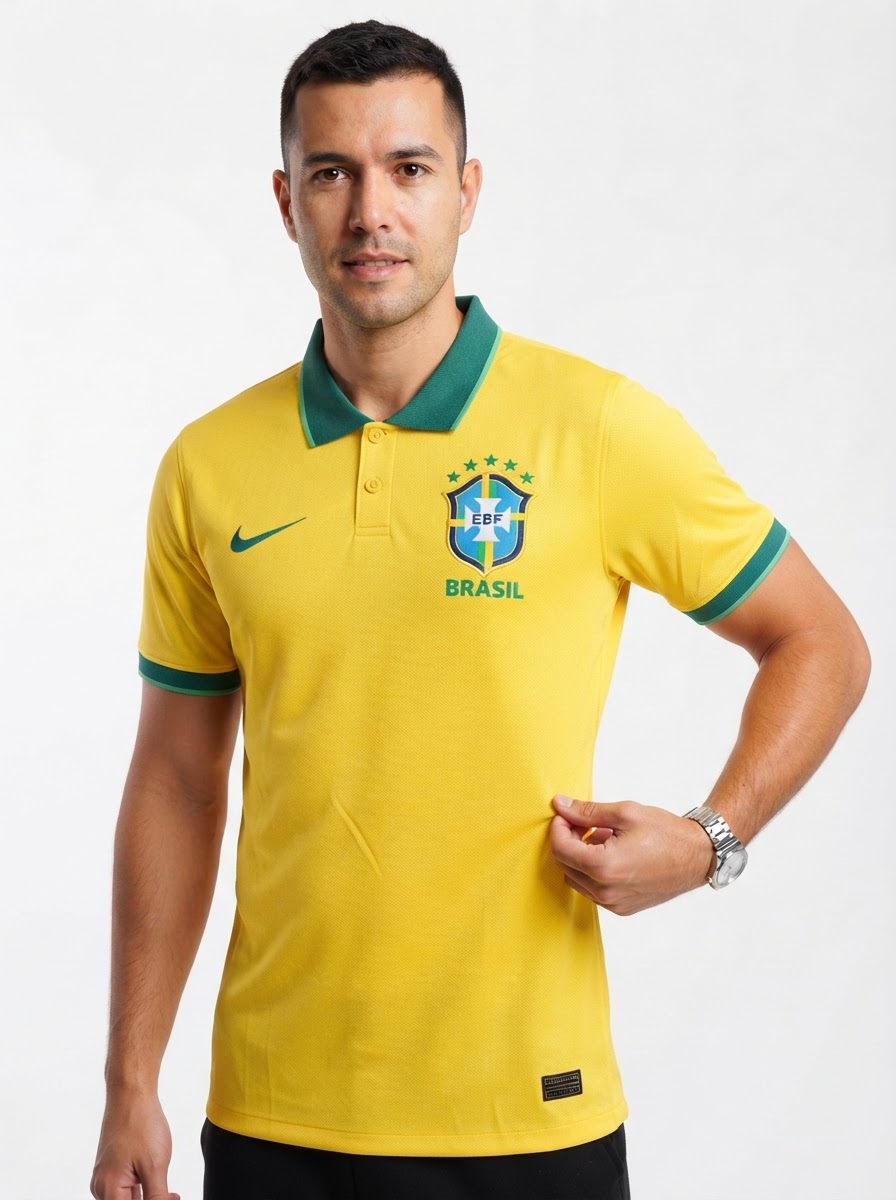 Camisa Polo Brasil 2026/27 World Cup 2026 Brazil