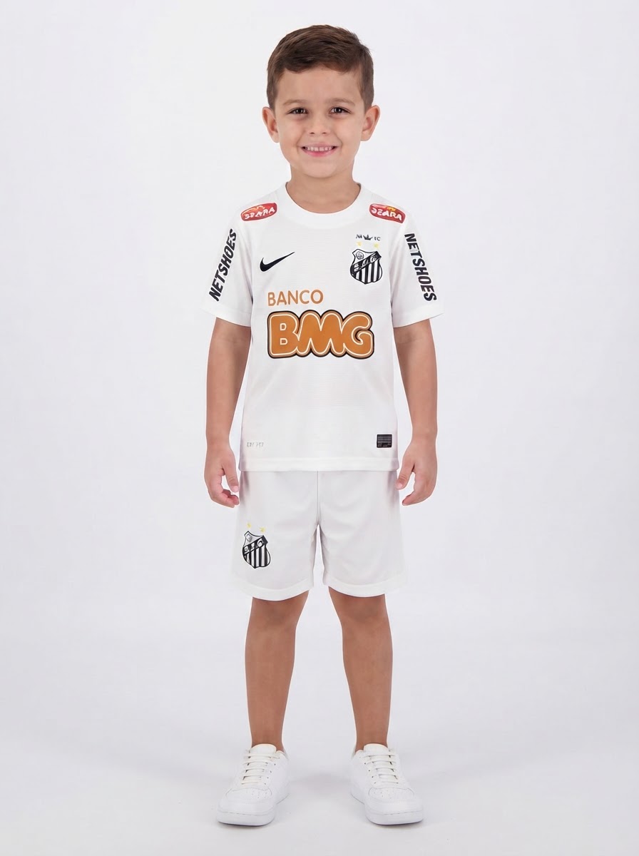Jersey Kids Santos 2011/12 Retrô Fan Version