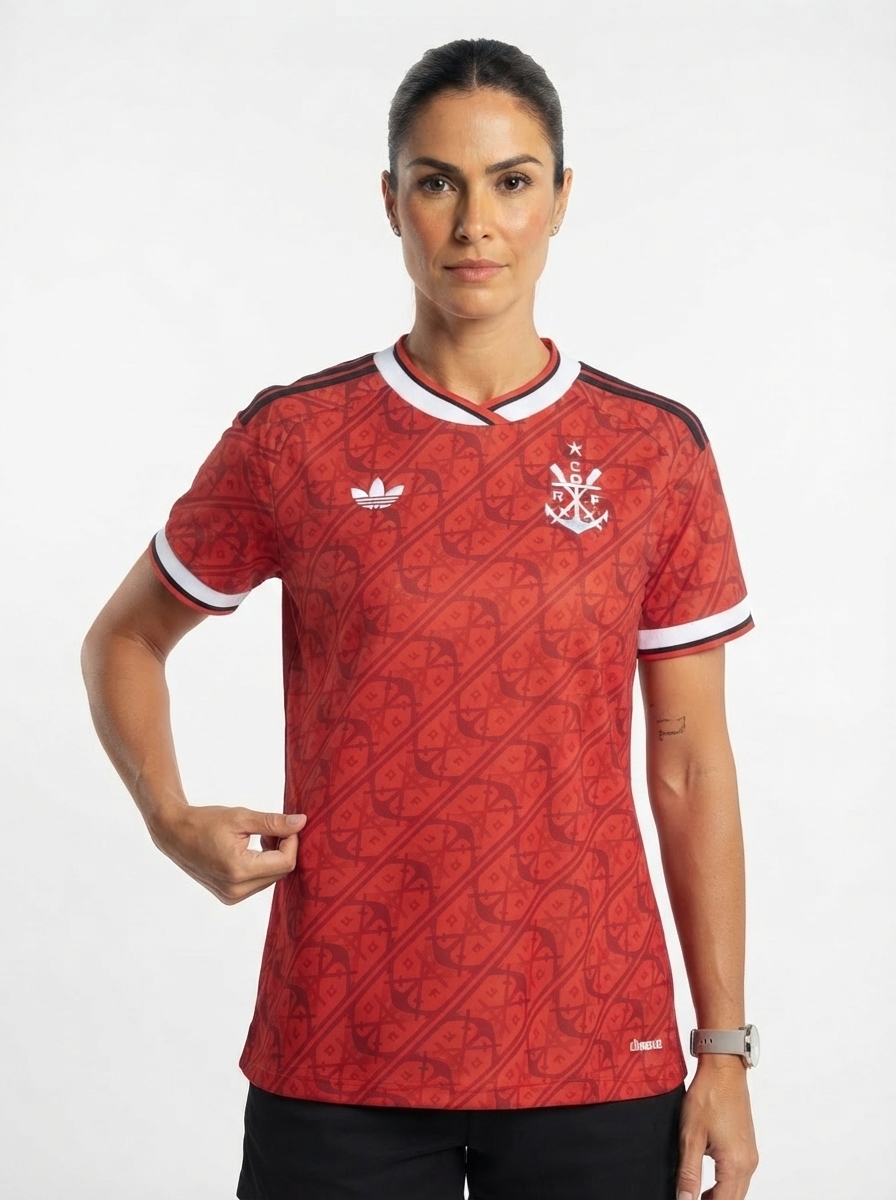 CAMISA FEMININA ADIDAS FLAMENGO 2026/27 III - FAN VERSION